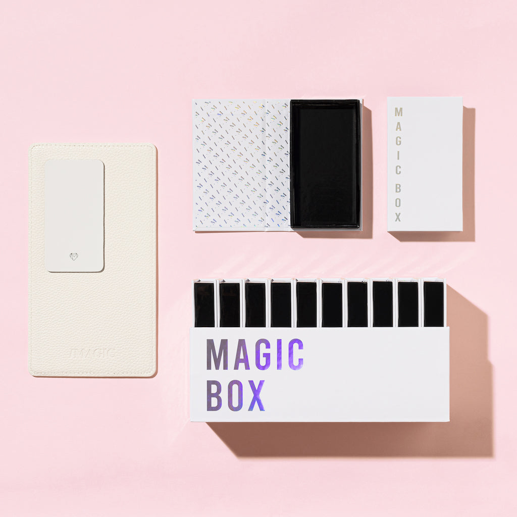 ✨ White Magic Box Magnetic Lash Palette Set